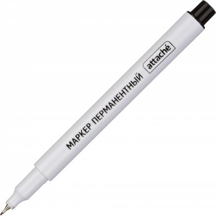 Маркер перманентный ATTACHE чёрный 0,5 мм Маркер перманентный ATTACHE чёрный 0,5 мм