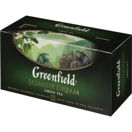 Чай Greenfield Jasmin Dream зел.фольг.25 пакетиков 0373-10,104572