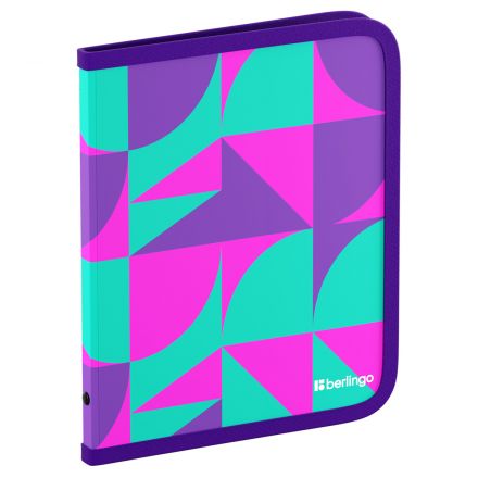 Папка на молнии Berlingo "Neonometry" А5+, 600мкм, с рисунком Папка на молнии Berlingo "Neonometry" А5+, 600мкм, с рисунком