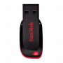 Флеш-диск 128 GB, SANDISK Cruzer Blade, USB 2.0, черный, SDCZ50-128G-B35