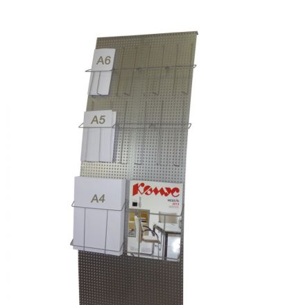 Стойка напольная Комус ПАРУС-2 для рекламных материалов без лотковперфорир Стойка напольная Комус ПАРУС-2 для рекламных материалов без лотковперфорир