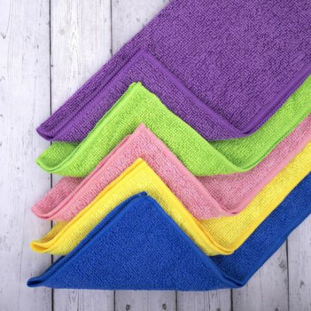 Салфетки из МИКРОФИБРЫ 30х30 см MULTI COLOUR, big pack, КОМПЛЕКТ 10 шт., 180 г/м2, LAIMA HOME, 607794