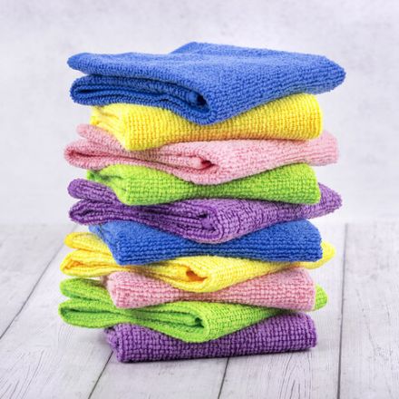 Салфетки из МИКРОФИБРЫ 30х30 см MULTI COLOUR, big pack, КОМПЛЕКТ 10 шт., 180 г/м2, LAIMA HOME, 607794