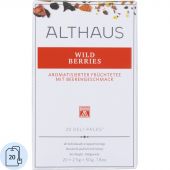 Чай фруктовый в пакетиках Althaus Wild Berries(Дикие ягоды) 20пакx2,5гр Чай фруктовый в пакетиках Althaus Wild Berries(Дикие ягоды) 20пакx2,5гр