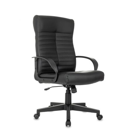 Кресло БР Комус Мебель Echair 659, экокожа, черн, пластик Кресло БР Комус Мебель Echair 659, экокожа, черн, пластик