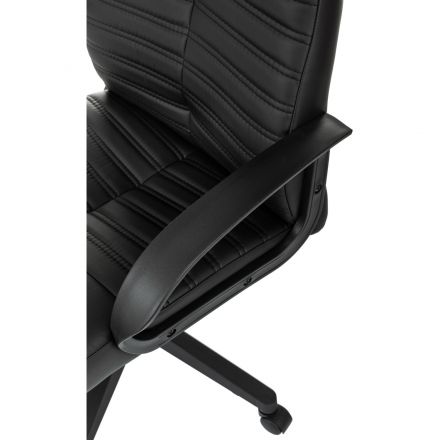 Кресло БР Комус Мебель Echair 659, экокожа, черн, пластик Кресло БР Комус Мебель Echair 659, экокожа, черн, пластик