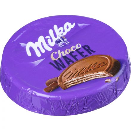 Вафли Милка с начинкой какао покрытые молочным шоколадом, 30г