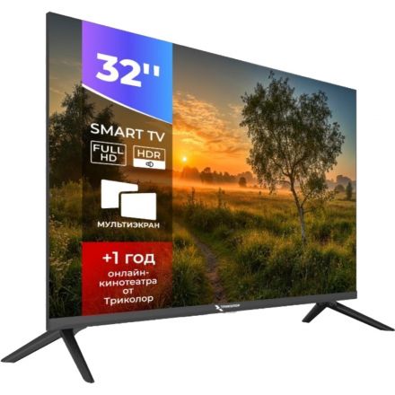 Телевизор Триколор P32FH504, FHD, смарт Телевизор Триколор P32FH504, FHD, смарт