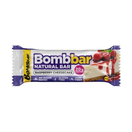 Батончик BOMBBAR "Малиновый чизкейк" без сахара 60 г, шоу-бокс, ББР469