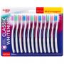 Зубная щетка жесткая, КОМПЛЕКТ 12 шт. (10 + 2 в подарок), LAIMA DENT "CLASSIC WHITENING", 609694 Зубная щетка жесткая, КОМПЛЕКТ 12 шт. (10 + 2 в подарок), LAIMA DENT "CLASSIC WHITENING", 609694