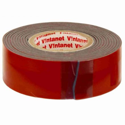 Клейкая лента монтажная сверхсил.двустор.1146 Vintanet,черная,19 мм х 1,5 м