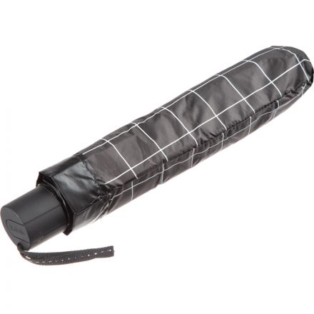 Зонт складной, механика, 10 спиц, черный в клетку, HD-HW10B(H/T) Зонт складной, механика, 10 спиц, черный в клетку, HD-HW10B(H/T)