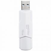 Флеш-диск 16 GB SMARTBUY Clue USB 2.0, белый, SB16GBCLU-W