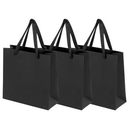 Пакет подарочный КОМПЛЕКТ 3 штуки, 20х8х20 см, "Business Kraft", черный, крафт, ЗОЛОТАЯ СКАЗКА, 700863 Пакет подарочный КОМПЛЕКТ 3 штуки, 20х8х20 см, "Business Kraft", черный, крафт, ЗОЛОТАЯ СКАЗКА, 700863