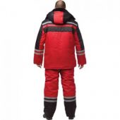 Костюм рабочий зимний муж з03-КПК красн/чер (р.60-62) 170-176 Костюм рабочий зимний муж з03-КПК красн/чер (р.60-62) 170-176