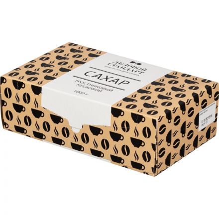 Сахар кусковой тростниковый Деловой стандарт 1 кг Сахар кусковой тростниковый Деловой стандарт 1 кг