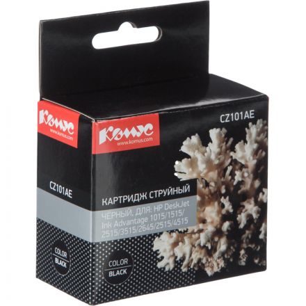 Картридж струйный Комус 650 CZ101AE чер. для DJ Ink Advantage 2515/3515 Картридж струйный Комус 650 CZ101AE чер. для DJ Ink Advantage 2515/3515