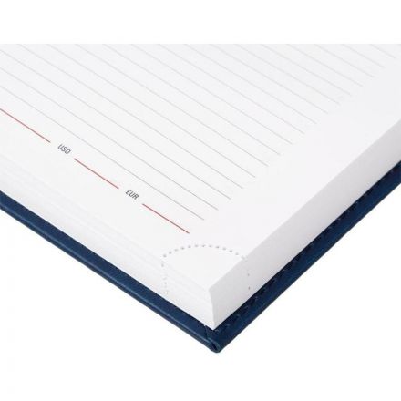 Ежедневник датированный 2026 АТТАСНЕ А4, 176л, 200х270мм, Сиам синий