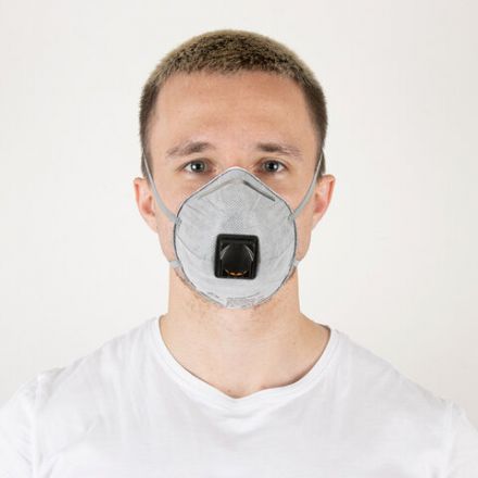 Респиратор с клапаном и угольным фильтром, КОМПЛЕКТ 10 шт., полумаска фильтрующая, формованный, FFP2, JM-8626 Респиратор с клапаном и угольным фильтром, КОМПЛЕКТ 10 шт., полумаска фильтрующая, формованный, FFP2, JM-8626