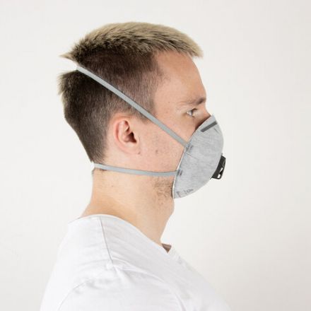 Респиратор с клапаном и угольным фильтром, КОМПЛЕКТ 10 шт., полумаска фильтрующая, формованный, FFP2, JM-8626 Респиратор с клапаном и угольным фильтром, КОМПЛЕКТ 10 шт., полумаска фильтрующая, формованный, FFP2, JM-8626