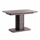 Стол обеденный SKAT ЛДСП/МДФ, 120-160х80х75 см, Оникс/Графит Стол обеденный SKAT ЛДСП/МДФ, 120-160х80х75 см, Оникс/Графит