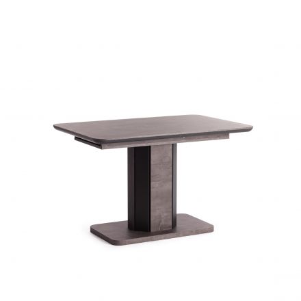 Стол обеденный SKAT ЛДСП/МДФ, 120-160х80х75 см, Оникс/Графит Стол обеденный SKAT ЛДСП/МДФ, 120-160х80х75 см, Оникс/Графит