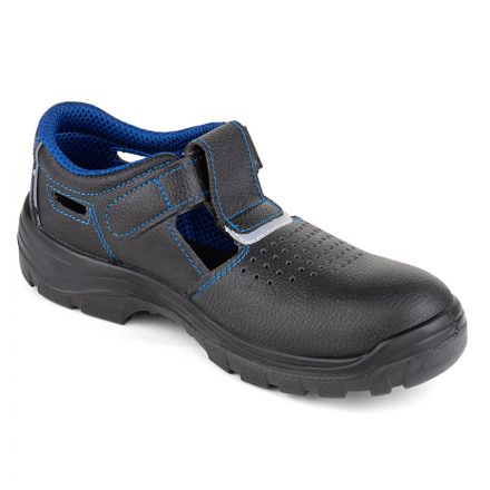 Полуботинки с перфорацией (сандалии) рабочие (мод.21) с мет/поднос (р.39) Полуботинки с перфорацией (сандалии) рабочие (мод.21) с мет/поднос (р.39)