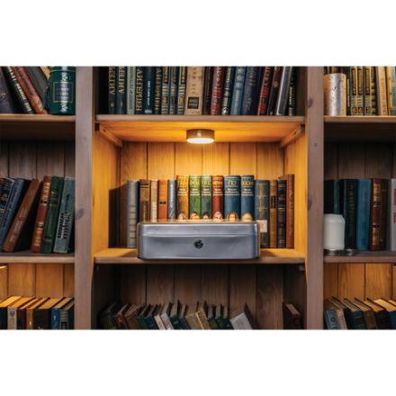 Ящик для денег, ценностей, документов, печатей, 90х240х300 мм, ключевой замок, серебристый, BRAUBERG, 291060 Ящик для денег, ценностей, документов, печатей, 90х240х300 мм, ключевой замок, серебристый, BRAUBERG, 291060