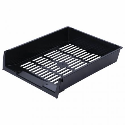 Лотки горизонтальные для бумаг, КОМПЛЕКТ 3 шт., 340х270х70 мм, черный, BRAUBERG "Office", 237255 Лотки горизонтальные для бумаг, КОМПЛЕКТ 3 шт., 340х270х70 мм, черный, BRAUBERG "Office", 237255