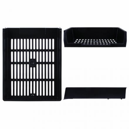 Лотки горизонтальные для бумаг, КОМПЛЕКТ 3 шт., 340х270х70 мм, черный, BRAUBERG "Office", 237255 Лотки горизонтальные для бумаг, КОМПЛЕКТ 3 шт., 340х270х70 мм, черный, BRAUBERG "Office", 237255