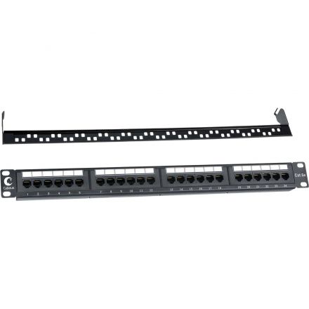 Патч-панель Cabeus PL-24-CAT.5E-DUAL 19 1U 24xRJ45 кат.5E UTP