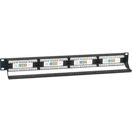 Патч-панель Cabeus PL-24-CAT.5E-DUAL 19 1U 24xRJ45 кат.5E UTP