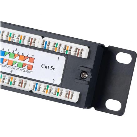 Патч-панель Cabeus PL-24-CAT.5E-DUAL 19 1U 24xRJ45 кат.5E UTP