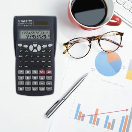 Калькулятор инженерный STAFF STF-810 (161х85 мм), 240 функций, 10+2 разрядов, двойное питание, 250280 Калькулятор инженерный STAFF STF-810 (161х85 мм), 240 функций, 10+2 разрядов, двойное питание, 250280