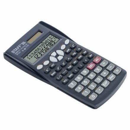 Калькулятор инженерный STAFF STF-810 (161х85 мм), 240 функций, 10+2 разрядов, двойное питание, 250280 Калькулятор инженерный STAFF STF-810 (161х85 мм), 240 функций, 10+2 разрядов, двойное питание, 250280