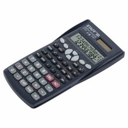Калькулятор инженерный STAFF STF-810 (161х85 мм), 240 функций, 10+2 разрядов, двойное питание, 250280 Калькулятор инженерный STAFF STF-810 (161х85 мм), 240 функций, 10+2 разрядов, двойное питание, 250280