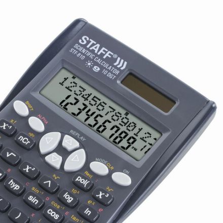 Калькулятор инженерный STAFF STF-810 (161х85 мм), 240 функций, 10+2 разрядов, двойное питание, 250280 Калькулятор инженерный STAFF STF-810 (161х85 мм), 240 функций, 10+2 разрядов, двойное питание, 250280