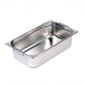Гастроемкость LUXSTAHL с ручками, нерж.сталь, GN 1/1, 53х32,5х15см, (га005)