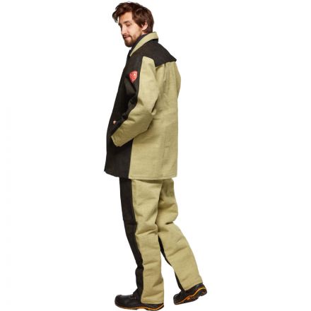 Костюм сварщика брезент+спилок кур/брюки (модель КС09) (р.60-62) 170-176 Костюм сварщика брезент+спилок кур/брюки (модель КС09) (р.60-62) 170-176