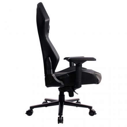 Кресло BRABIX PREMIUM "Core GM-160", мультиблок, 4D подлокотники, литой поролон, черное/серое, 532952