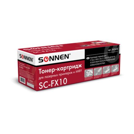 Картридж лазерный SONNEN (SC-FX-10) для CANON i-SENSYS MF4018/4120/40/50/4270, ВЫСШЕЕ КАЧЕСТВО, ресурс 2000 стр., 362432 Картридж лазерный SONNEN (SC-FX-10) для CANON i-SENSYS MF4018/4120/40/50/4270, ВЫСШЕЕ КАЧЕСТВО, ресурс 2000 стр., 362432