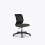 Кресло Sit 8 M4-9 - X2+Bahama /Uh00/Wh12(M01.B02.G15.W01) Черный-Тем.серый
