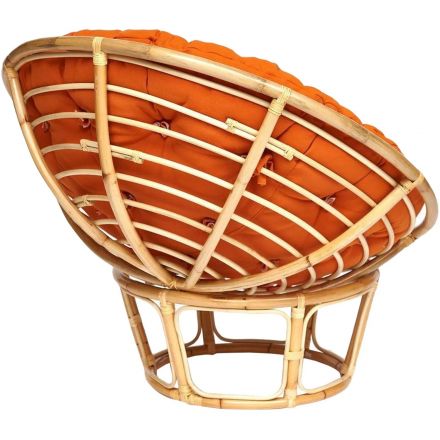 Кресло PAPASAN ECO P115-1/SP STD/ c под, ремеш /, натур, ткань Оран, С 23