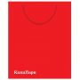 Пакет подарочный средний  "КанцПарк", красный, 26*34*13