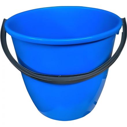 Ведро хозяйственное Крепыш 13л пластиковое синее