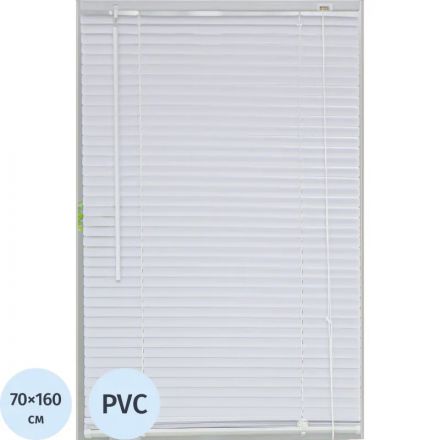Жалюзи Комус Мебель ПВХ 70x160см, белые