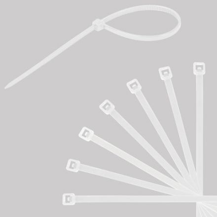 Стяжка (хомут) нейлоновая сверхпрочная POWER LOCK, 2,5х150 мм, КОМПЛЕКТ 100 шт., белая, SONNEN, 607919 Стяжка (хомут) нейлоновая сверхпрочная POWER LOCK, 2,5х150 мм, КОМПЛЕКТ 100 шт., белая, SONNEN, 607919