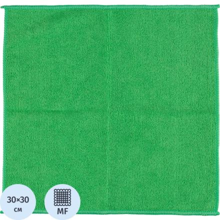 Салфетка хозяйственная из микрофибры универс 280г/м2 30х30см зел