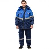 Куртка рабочая зимняя з43-КУ вас/син р.44-46/182-188