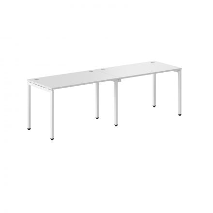 Стол 2-х местный XWST 2470 Белый/Белый 2406х700х750 XTEN-S Стол 2-х местный XWST 2470 Белый/Белый 2406х700х750 XTEN-S